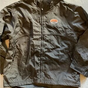 Best Buy Jacket Mens L Black Geek Squad Employee Workwear Windbreaker Coat